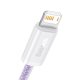 USB uz Lightning kabelis Baseus CALD000505 2.4A 2m Violets