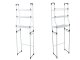 Standing Shelf over Washing Machine Toilet Bathroom Rack Cabinet with 3 Shelves
