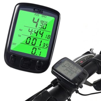 Daudzfunkcionāls velo dators ar apgaismojumu