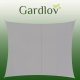 Gardlov 23162 Dārza Ūdensizturīgs Saulessargs Markīze Bura Nojume Tents 3x2m, Pelēks | Garden Patio Waterproof Sun...