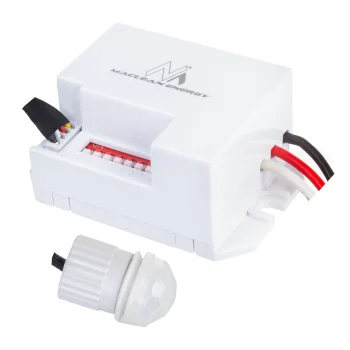 Maclean MCE32 V PIR Kustības Sensors ar Ārējo Zondi, 12-24V DC, 360°