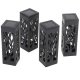 Ikonka KX4972 Garden Solar LED Lamp with Openwork Pattern, 4 pcs