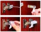 Светодиодные лампы для петель шкафа, 10 шт., серые