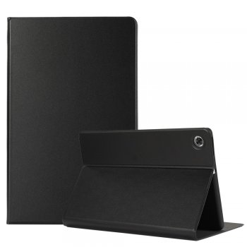 Lenovo Tab M10 Plus 10.3" (TB-X606) TPU + PU Leather Protection Case Cover, Black | Vāks Apvalks Pārvalks Grāmatiņa Planšetdatoram