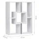 ModernHome WYJ-072 moduļu plaukts / kumode, balts