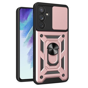 Samsung Galaxy A34 (SM-A346) Armor Guard TPU Hybrid Camshield Case Cover, Pink | Чехол Кейс Бампер...