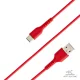 Кабель SBS USB-A - USB-C 1.5м, красный