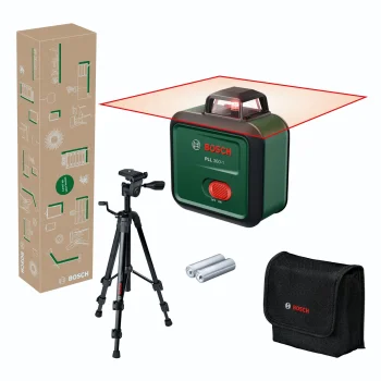Līniju lāzera līmeņrādis Bosch PLL 360-1 Set ar statīvu TT 120