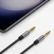 Tech-Protect UltraBoost audio kabelis 3.5mm mini jack, 1.5m, melns