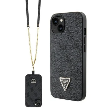 Apple iPhone 14 Pro 6.1'' Guess Crossbody 4G Metal Logo Case Cover (GUHCP14SP4TDSCPK), Black | Telefona Maciņš Vāks...