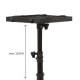 Maclean MC-920 Portable Projector Stand, Adjustable Height, 1.2m, Black
