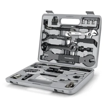 Velosipēda remonta instrumentu komplekts Rockbros 43210810001, 44 daļas, pelēks