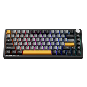 Machenike K600-B82W bezvadu mehāniskā spēļu tastatūra GR Silver Switch, melna