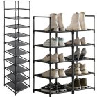 Ruhhy 25564 moduļu apavu plaukts, 10 līmeņu, melns