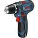 Аккумуляторная дрель-шуруповерт Bosch GSR 12V-15, 2x 2.0 Ah