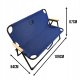 Salokāmais Dubultais Atpūtas Dārza Krēsls Sols Caruzzo, Zils | Folding Double Garden Bench