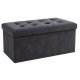 Складной пуф с ящиком Ruhhy 00026130, 76x38x38см, темно-серый