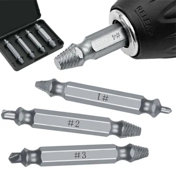 Damaged Screw Extractor Set 4 pcs