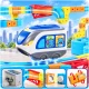 Магнитный конструктор с железной дорогой Ricokids RK-784, 134 детали
