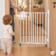 ECOTOYS drošības vārtiņi kāpnēm un durvīm, 65–106 cm, balti