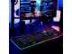 LED Apgaismots Spēļu Datorgalda Klaviatūras Paklājs Peles Paliktnis XXL, 80x30cm | Computer Table Carpet Mat Mouse...