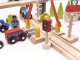 Koka dzelzceļš, auto sliežu ceļš trase 70 gab. | Wooden Railway
