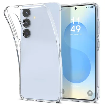 Чехол Spigen для Samsung Galaxy S25 Liquid Crystal, прозрачный