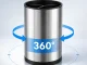 Kitchen Cutlery Drainer Organizer, 360° Rotating, Steel