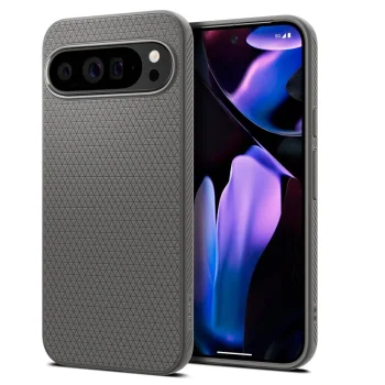 Google Pixel 9 Pro XL Spigen Liquid Air Case Cover, Gray | Чехол Кабура Кейс Бампер для...