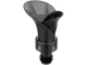 2-in-1 Bottle Pourer and Stopper, Black