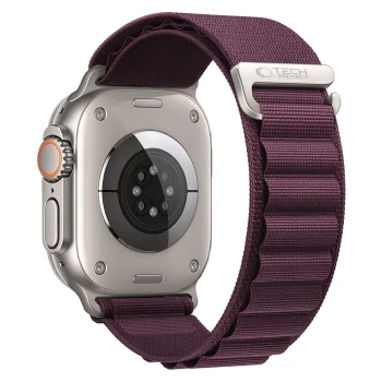 Tech-Protect Nylon Pro kellarihm Apple Watch 44/45/46/49 mm, bordoopunane
