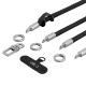 Ремешок для телефона Tech-Protect C10S Rope, Black Titanium