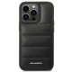 Karl Lagerfeld Puffy Elongated Logo vāciņš iPhone 14 Pro Max, melns