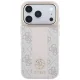 Guess 4G Stripe Round and Classic Logos MagSafe vāciņš iPhone 17 Pro / 18 Pro, rozā