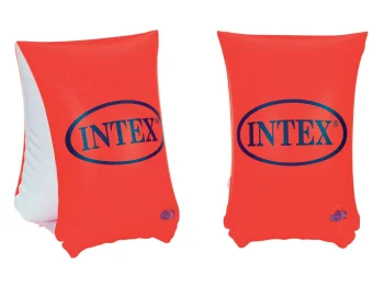 Intex bērnu peldēšanas uzroči 30 x 15 cm, sarkani/oranži