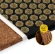 4FIZJO ECO akupresūras paklājs ar spilvenu XL, melns/zelts