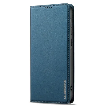 Samsung Galaxy A35 ( SM-A356E/DS ) LC.IMEEKE PU Leather Wallet Protective Book Case Cover, Blue | Telefona Vāciņš...