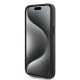 Apple iPhone 15 Pro Max 6.7\'\' Karl Lagerfeld Saffiano Cardslot KC Metal Pin Case Cover (KLHCP15XSAPKCNPK), Black |...