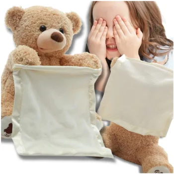 Интерактивный мишка Bakalu Peek-A-Boo, 30 см