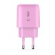 Tech-Protect NCA20 PD 20W QC3.0 USB-A / USB-C sienas lādētājs – rozā