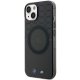 BMW iPhone 14 vāciņš Pattern MagSafe, pelēks