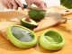 Reusable Fruit and Vegetable Storage Container, 1 pc, Silicone/Plastic