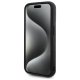 Karl Lagerfeld 3D Rubber Signature vāciņš Apple iPhone 15 Pro, Melns