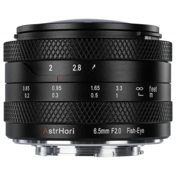 Циркулярный объектив «рыбий глаз» AstrHori MF 6.5 mm f/2 APS-C для Fujifilm X