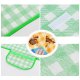 Picnic and Beach Blanket 200x200cm, Waterproof, Green Checkered