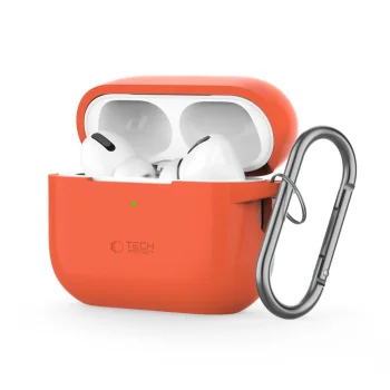 Чехол Tech-Protect для Apple AirPods Pro 1 / 2 Silicone Hook, оранжевый