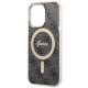 Guess iPhone 13 / 13 Pro Case 4G MagSafe, Black