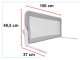 Bērnu Drošības Aizsargbarjers Gultai 150 cm | Baby Toddler Side Safety Protective Rail Barrier Bed
