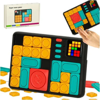 Электронная логическая игра-пятнашки, 500 уровней