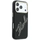 Чехол Karl Lagerfeld Smooth Big Resin Signature Logo для iPhone 18 Pro / 17 Pro, черный